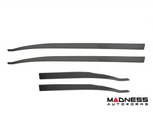Jeep Renegade Door Trim - Lower Side Molding Kit - Dark Chrome Steel Jeep Renegade Door Trim - Lower Side Molding Kit - Dark Chrome Steel